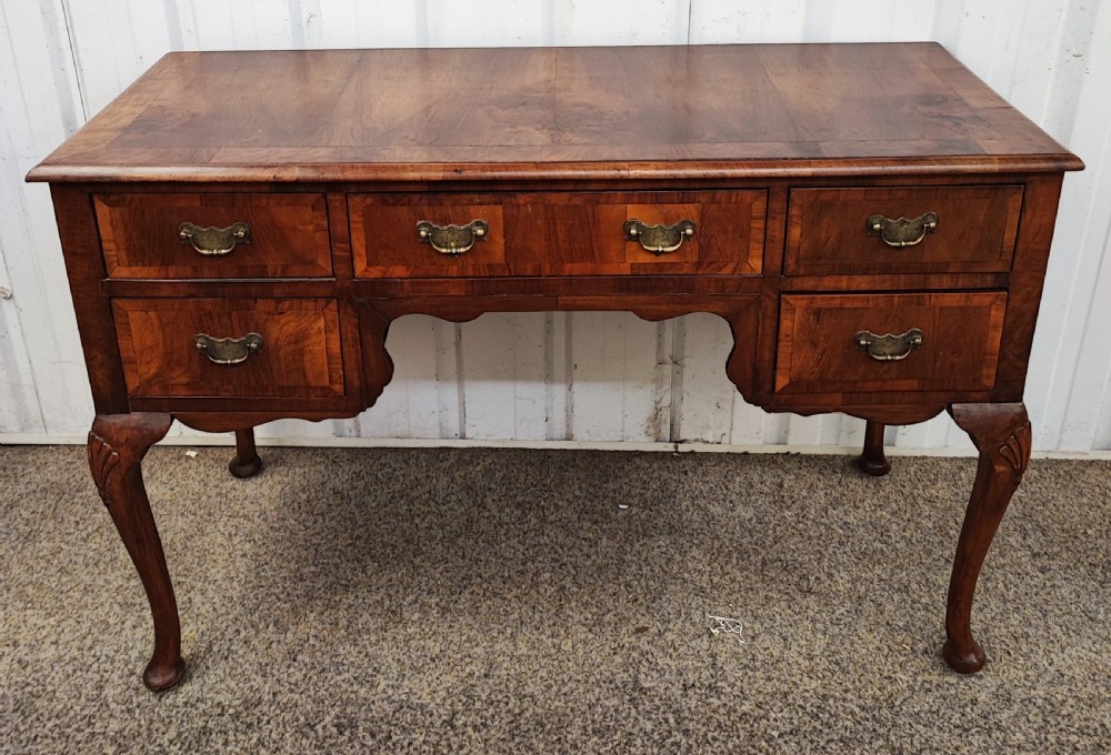 Antique walnut writing desk