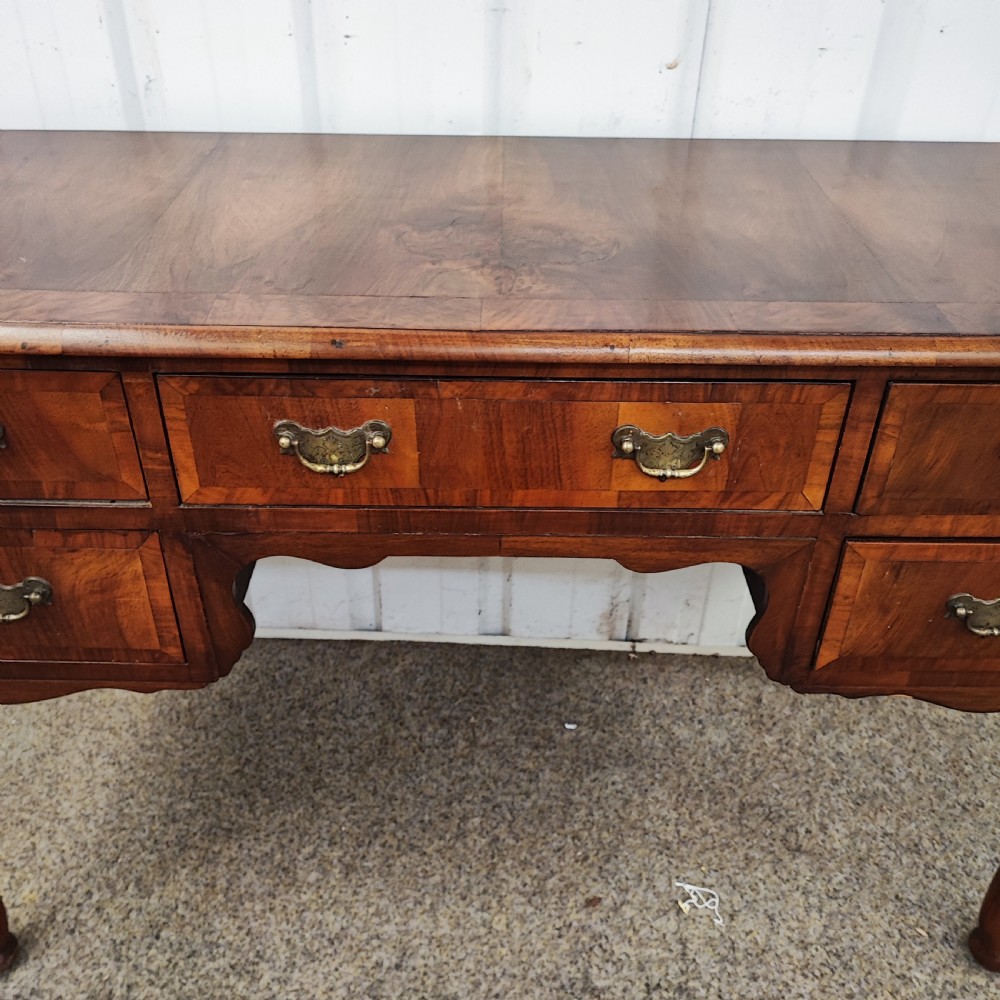 Antique walnut writing desk View V