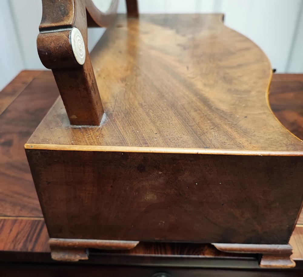 Quality Georgian mahogany dressing mirror  View X