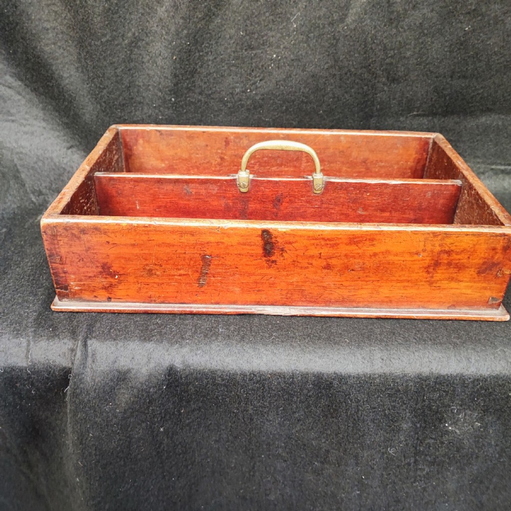 Georgian mahogany cutlery tray  View III