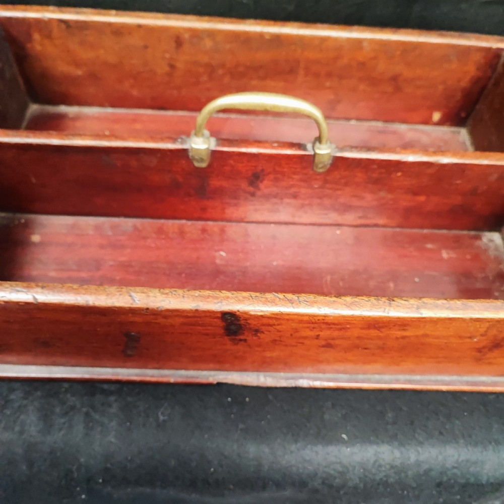 Georgian mahogany cutlery tray  View IV