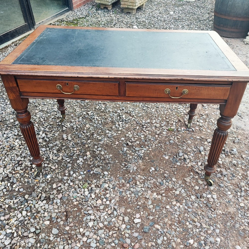 Antique mahogany writing table