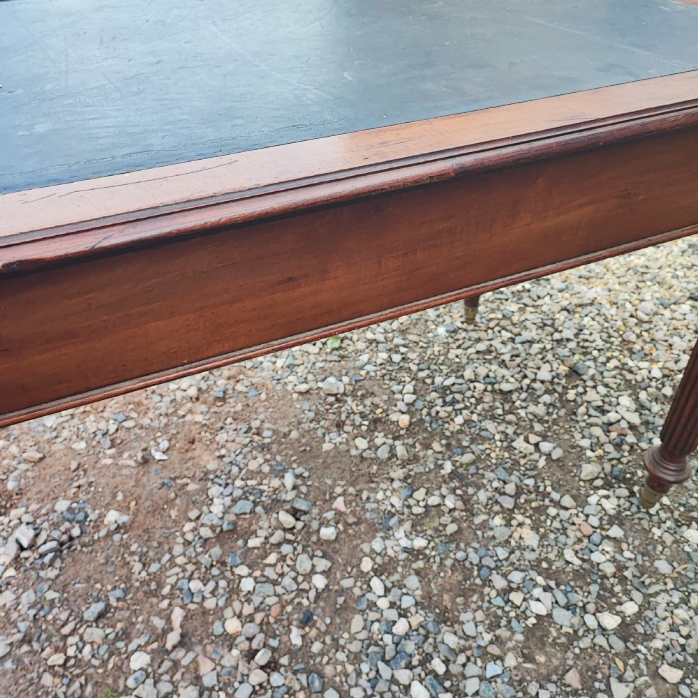 Antique mahogany writing table View IV