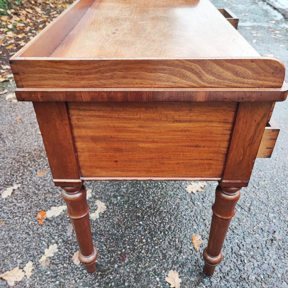 Fine antique mahogany writing table View VIII