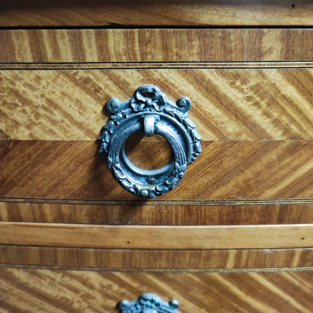 Superb Edwardian satin wood chest of drawers View III