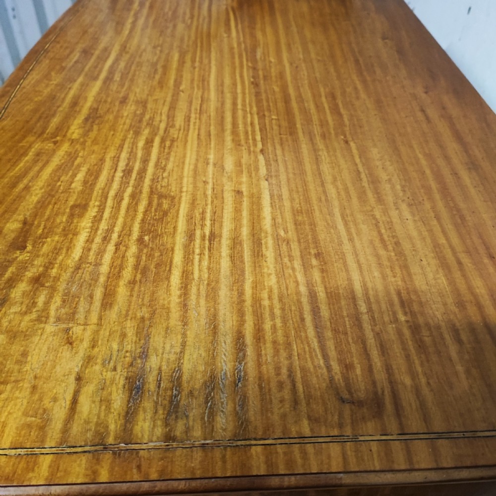 Superb Edwardian satin wood chest of drawers View IX