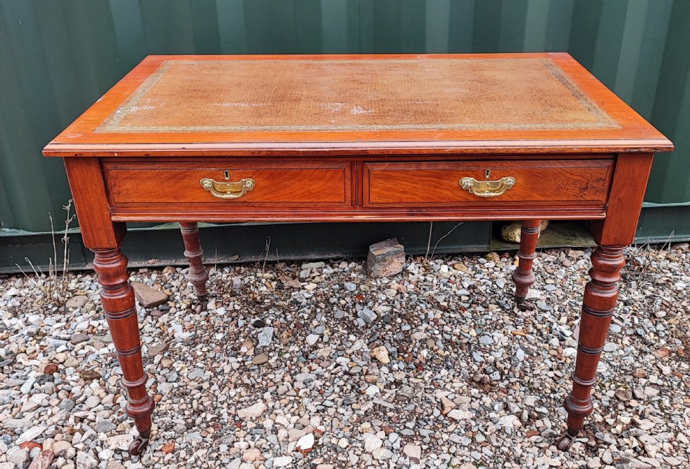 Fine mahogany antique writing table 