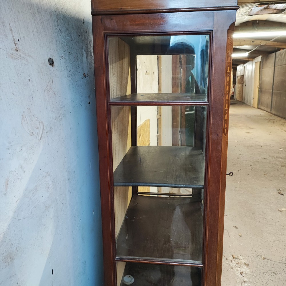 Quality tall and narrow display cabinet View VI