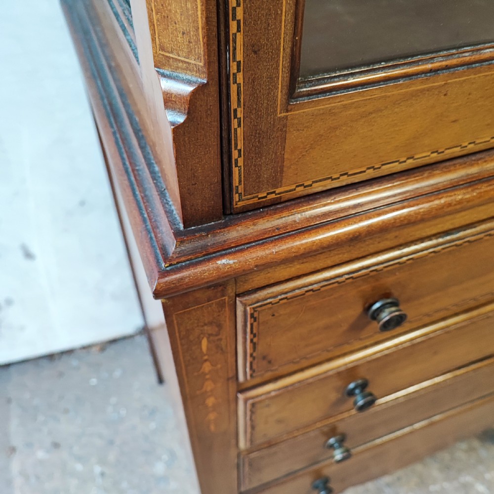 Quality tall and narrow display cabinet View VIII