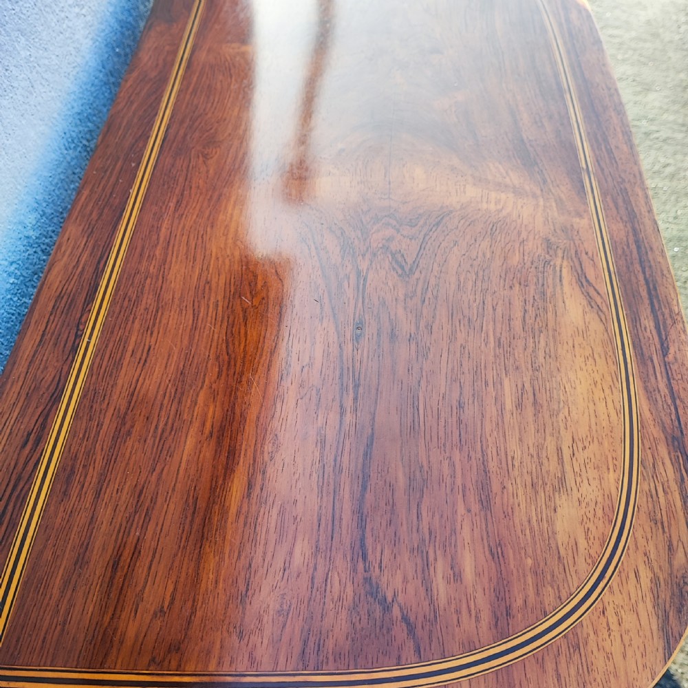 Superb george111 rosewood and satinwood card table  View VII