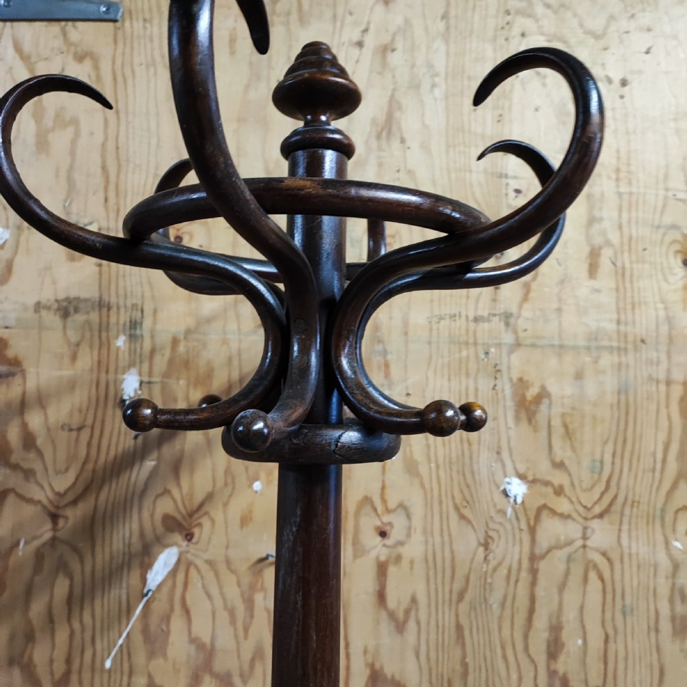 Fine antique bentwood coat hall stand  View III