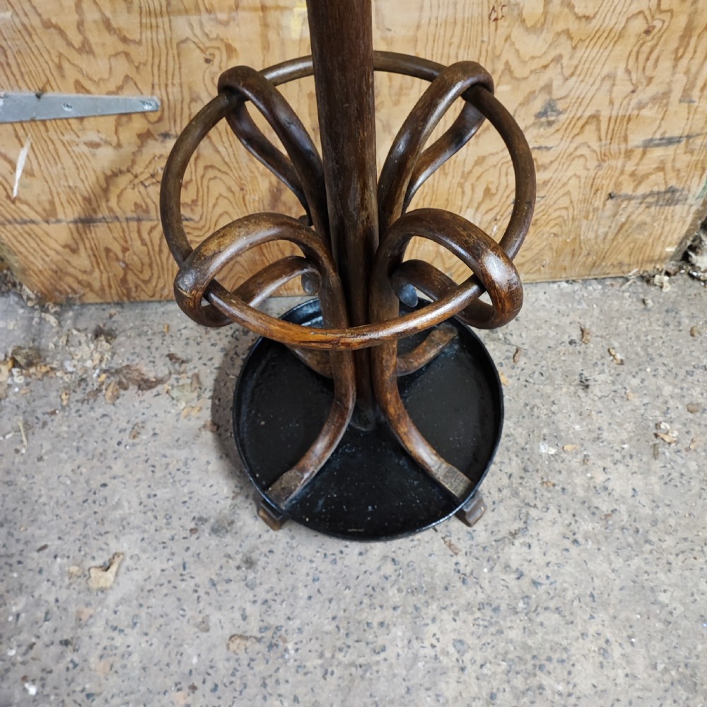 Fine antique bentwood coat hall stand  View VI