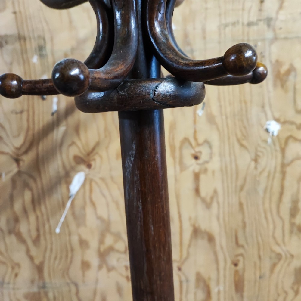 Fine antique bentwood coat hall stand  View VIII
