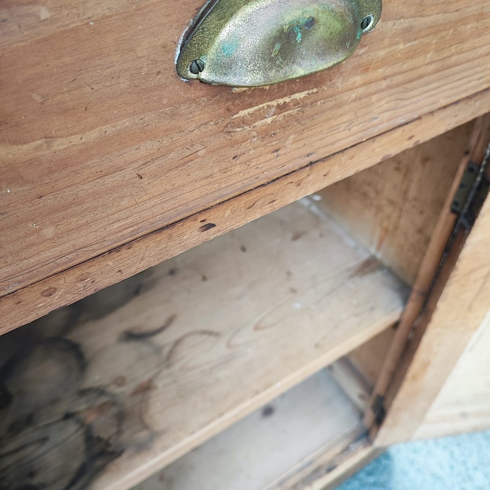 Edwardian pine glazed dresser View VI