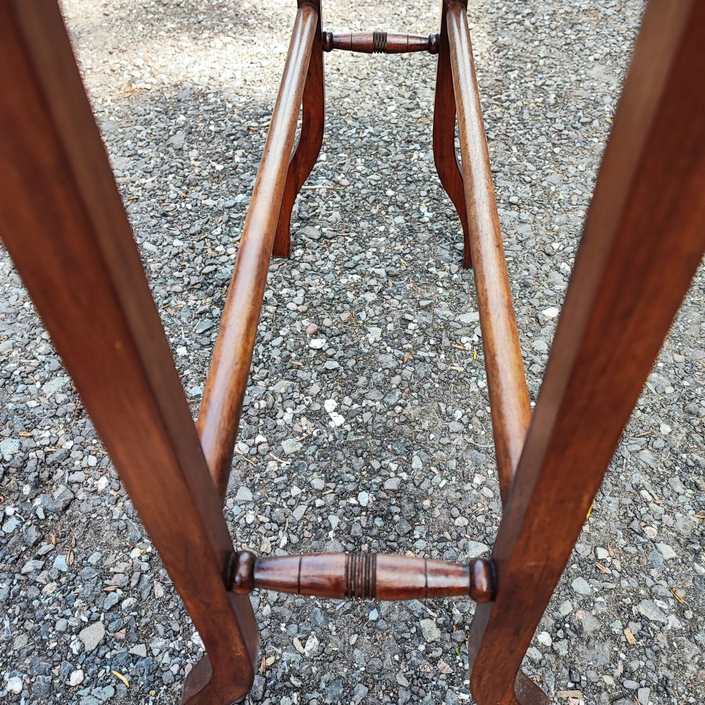 Victorian walnut towel rail View V