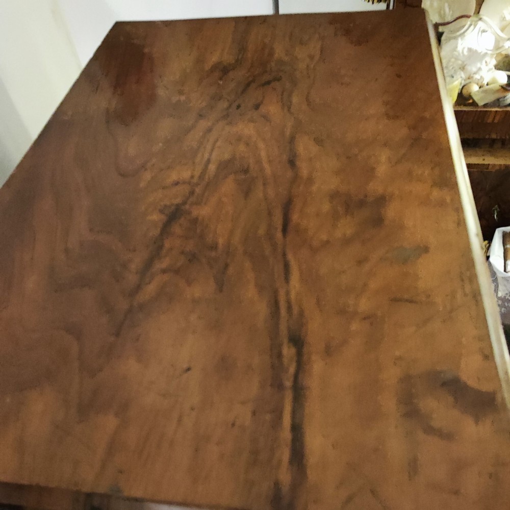 Antique walnut wellington chest of drawers View IV