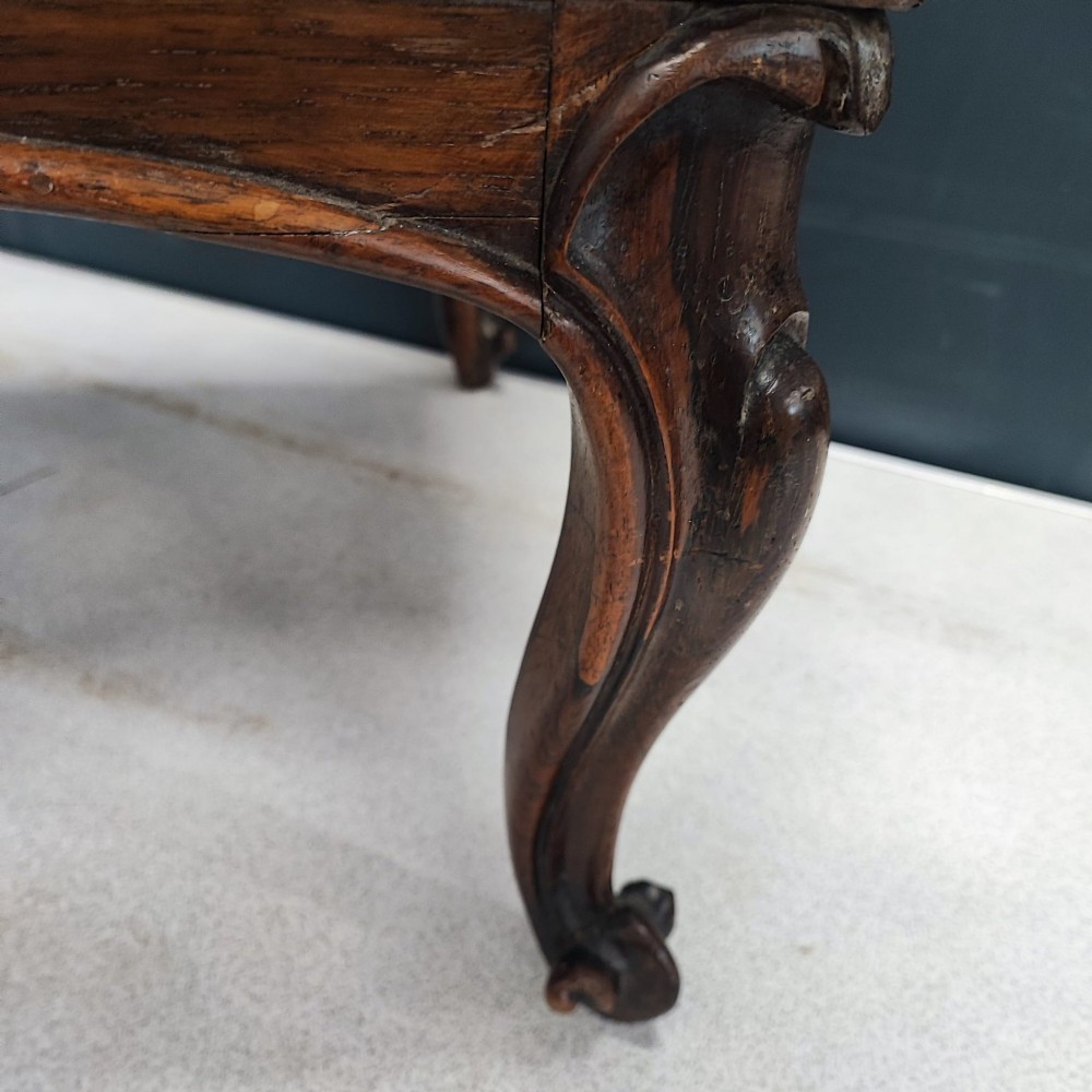 Quality Victorian rosewood stool View III