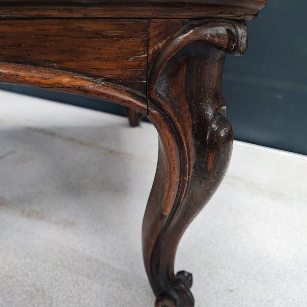 Quality Victorian rosewood stool View IV