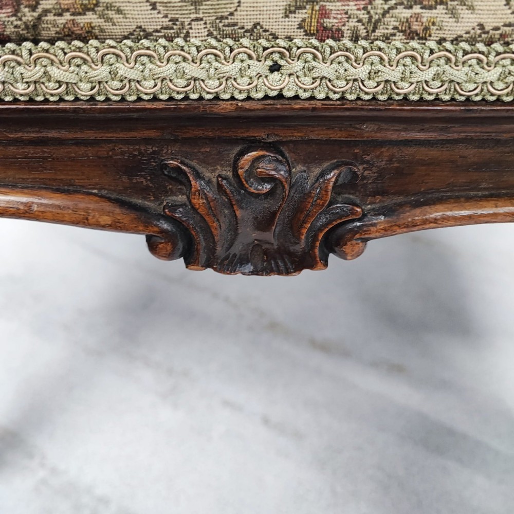 Quality Victorian rosewood stool View V