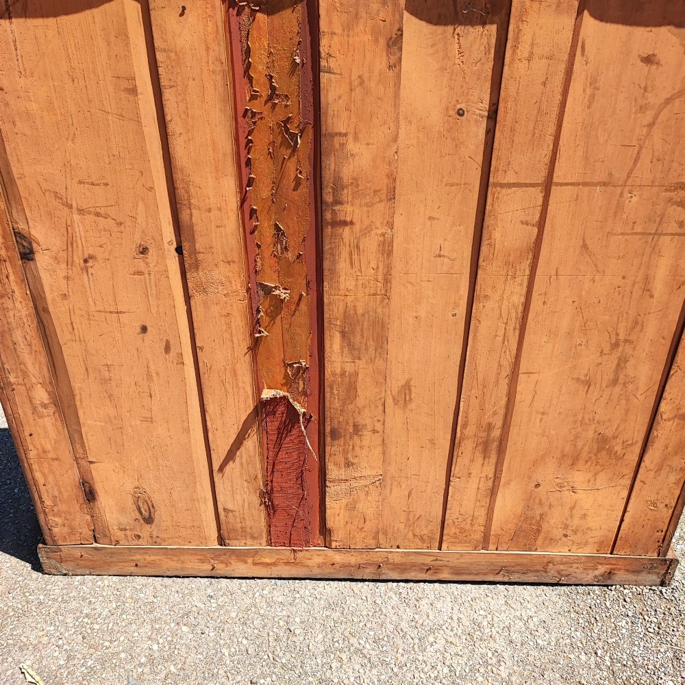 Antique mahogany open bookcase View V