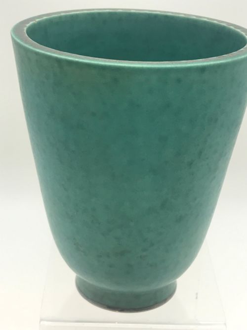 19201930'S SWEDISH CERAMICS GUSTAVSBERG ARGENTA VASE BY WILHELM KAGE - ADDITIONAL PHOTO 3