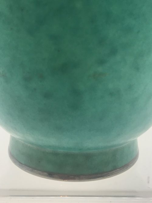 19201930'S SWEDISH CERAMICS GUSTAVSBERG ARGENTA VASE BY WILHELM KAGE - ADDITIONAL PHOTO 5
