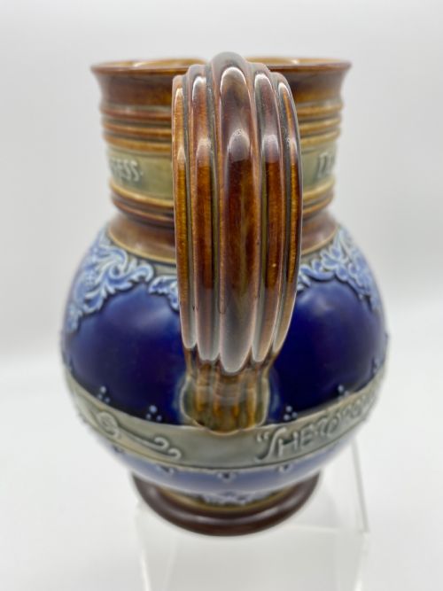 DOULTON LAMBETH ROYAL DIAMOND JUBILEE COMMEMORATIVE JUG - ADDITIONAL PHOTO 5