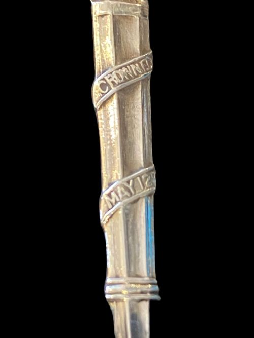 EDWARD VIII SILVER AND ENAMEL SPOONS - ADDITIONAL PHOTO 3