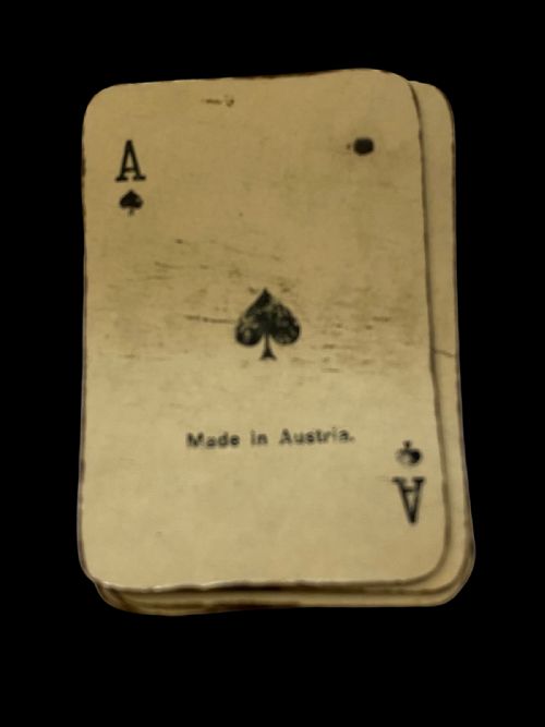ANTIQUE SILVER MINIATURE PLAYING CARD CASE - ADDITIONAL PHOTO 4