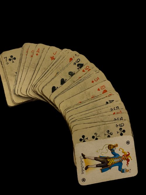 ANTIQUE SILVER MINIATURE PLAYING CARD CASE - ADDITIONAL PHOTO 5