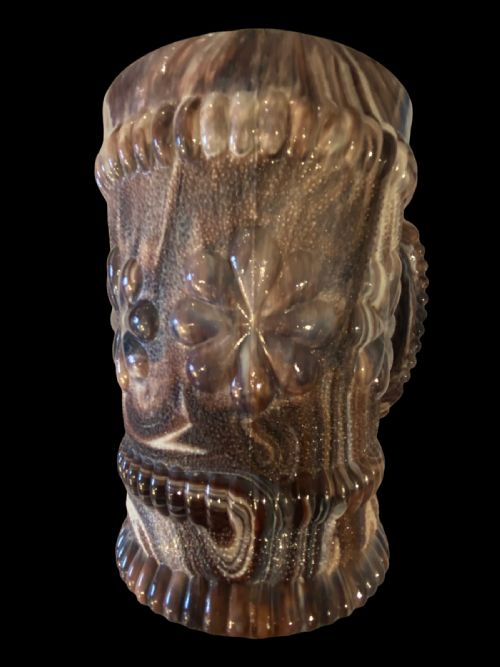 PURPLE SLAG GLASS TANKARD - ADDITIONAL PHOTO 2