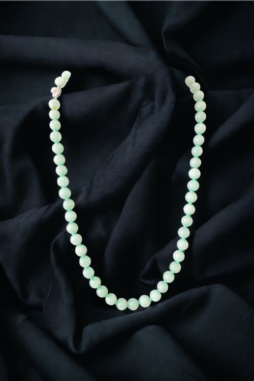 vintage aventurine necklace - CATEGORY: ANTIQUE JEWELLERY - DATED 1940