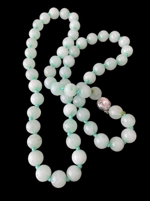 VINTAGE AVENTURINE NECKLACE - ADDITIONAL PHOTO 3