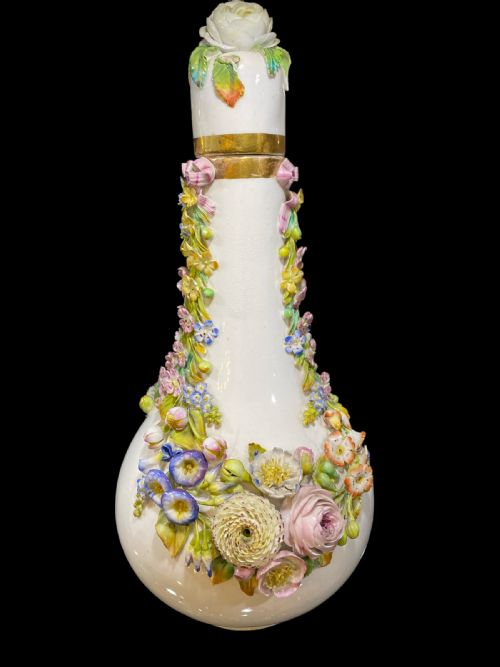 antique derby stevenson and hancock carafe - CATEGORY: ANTIQUE CERAMICS - DATED 19TH CENTURY
