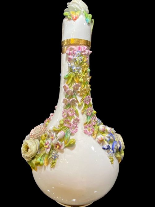 ANTIQUE DERBY STEVENSON AND HANCOCK CARAFE - ADDITIONAL PHOTO 3