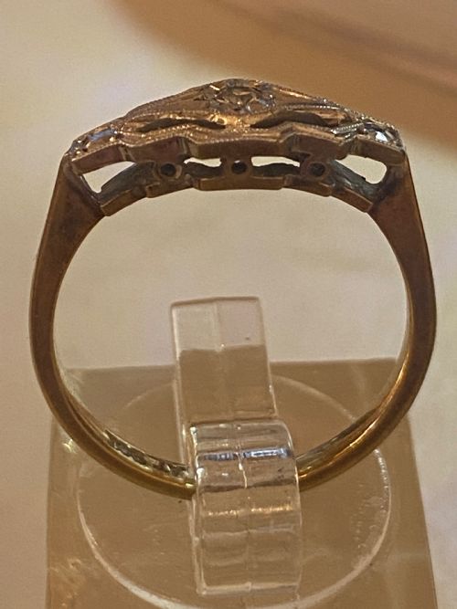 ART DECO STYLE RING - ADDITIONAL PHOTO 3