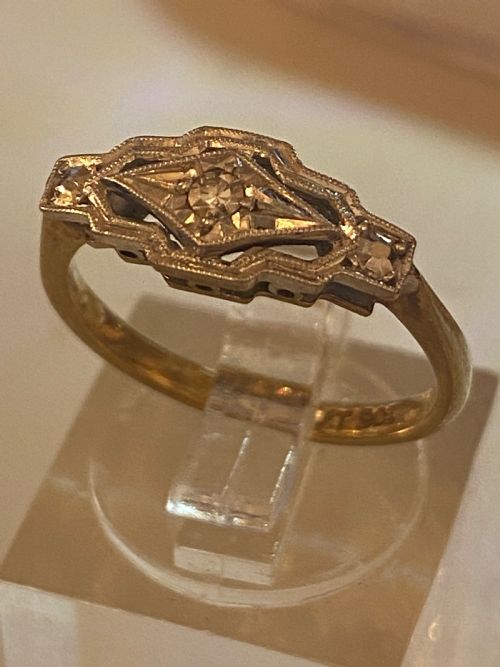 ART DECO STYLE RING - ADDITIONAL PHOTO 4