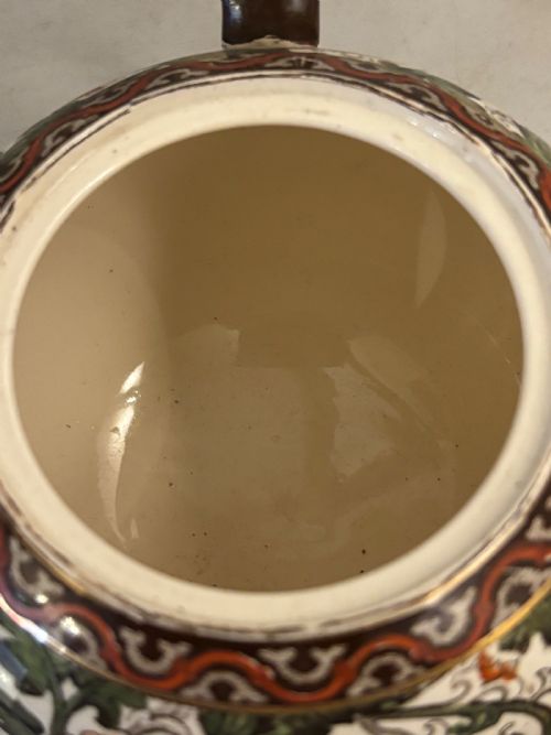 ANTIQUE ROYAL DOULTON TEAPOT - ADDITIONAL PHOTO 4