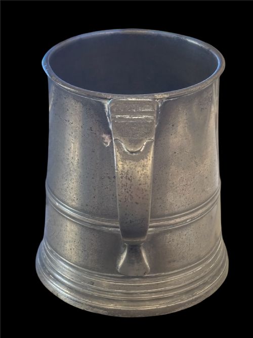 GEORGIAN PEWTER TANKARD - ADDITIONAL PHOTO 1