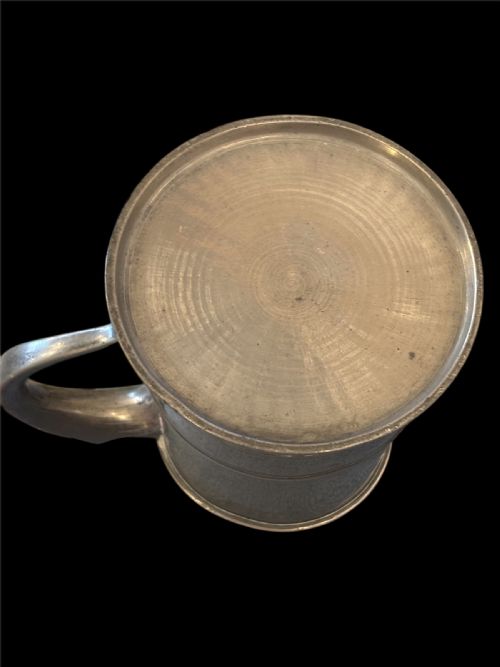 GEORGIAN PEWTER TANKARD - ADDITIONAL PHOTO 6
