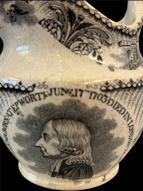 ANTIQUE JOHN WESLEY COMMEMORATIVE JUG - ADDITIONAL PHOTO 4