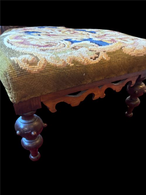 ANTIQUE PRIE DIEU CHAIR - ADDITIONAL PHOTO 2