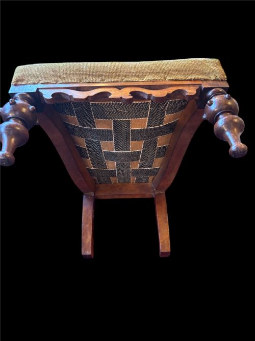 ANTIQUE PRIE DIEU CHAIR - ADDITIONAL PHOTO 4