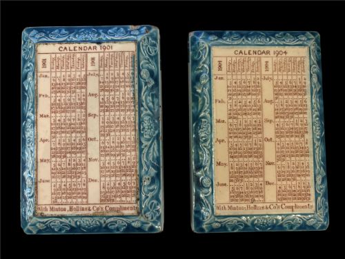 ANTIQUE MINTON HOLLINS TILE CALENDARS1901 AND 1904 - ADDITIONAL PHOTO 8