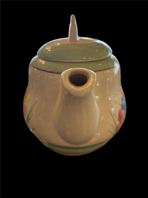 CLARICE CLIFF SPRING CROCUS TEAPOT - ADDITIONAL PHOTO 1