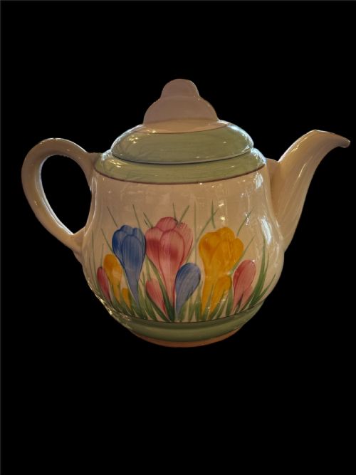 CLARICE CLIFF SPRING CROCUS TEAPOT - ADDITIONAL PHOTO 2