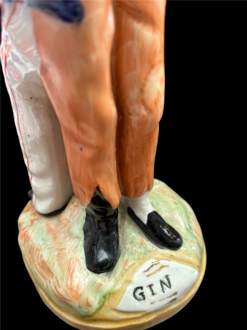 STAFFORDSHIRE TEMPERANCE FIGURINE - ADDITIONAL PHOTO 4