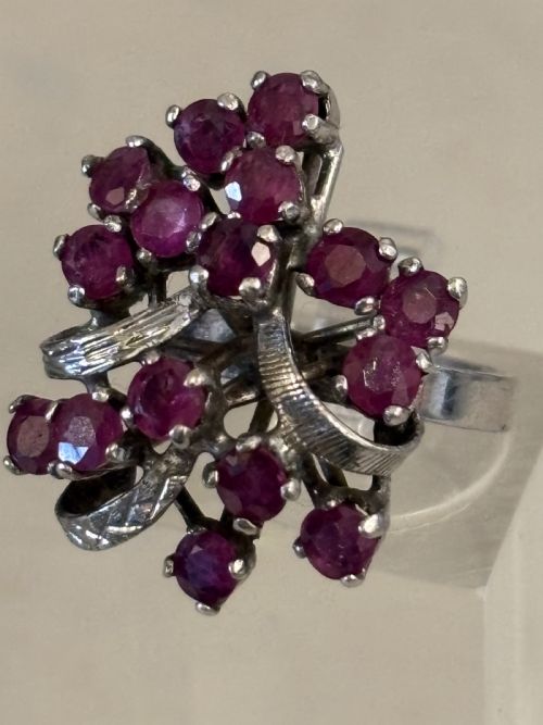fig 1. Ruby cocktail ring