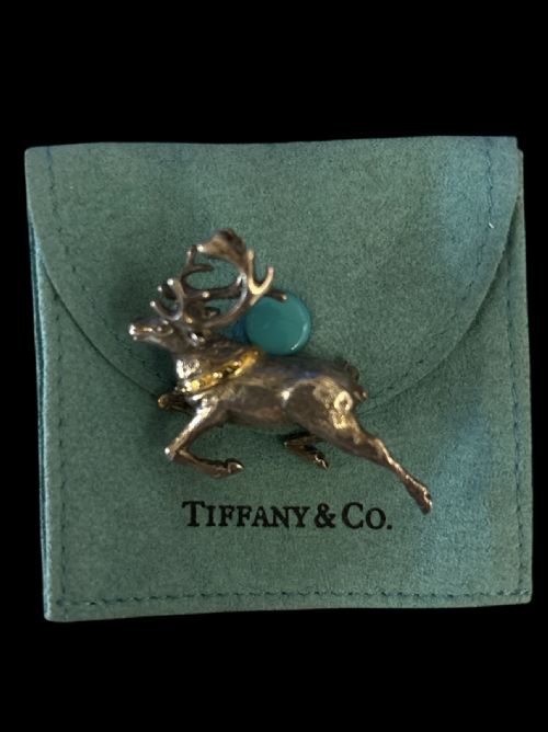 VINTAGE REINDEER BROOCH BY TIFFANY - ADDITIONAL PHOTO 4