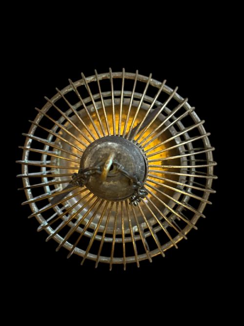 LARGE VICTORIAN BRASS BIRD CAGE - ADDITIONAL PHOTO 1